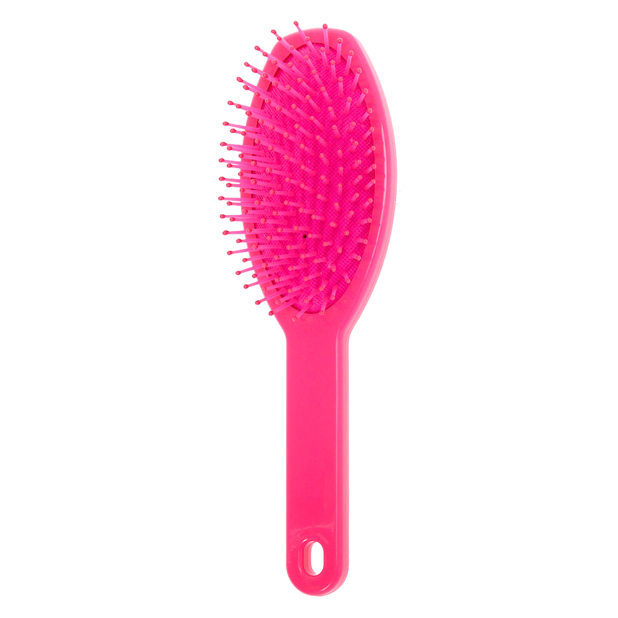 Candy Collection Bling Mini Paddle Hair Brush Pink Claire S Us