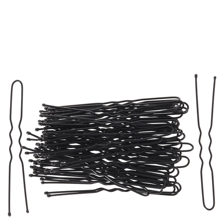Bobby Pins Black 50 Pack Claire S Us