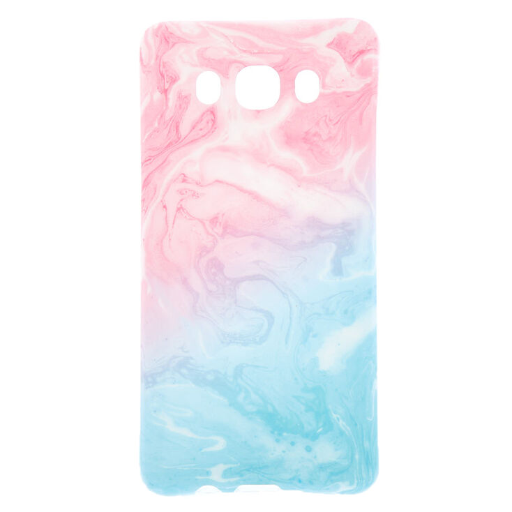 Claire's Coque de portable tourbillons pastel effet marbré - Compatible avec Samsung Galaxy J5