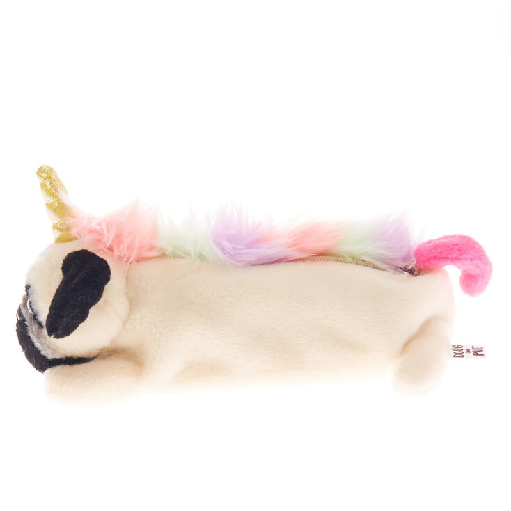 Doug The Pug Unicorn Soft Pencil Case Cream Claire S