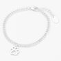 Silver Paw Print Jewelry Set - 2 Pack,