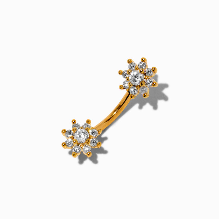 18k Rose Gold Plated Heart Paw Print Stud Earrings,