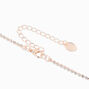 Rose Gold Rhinestone Y-Neck Necklace &amp; Drop Earrings Set - 2 Pack,