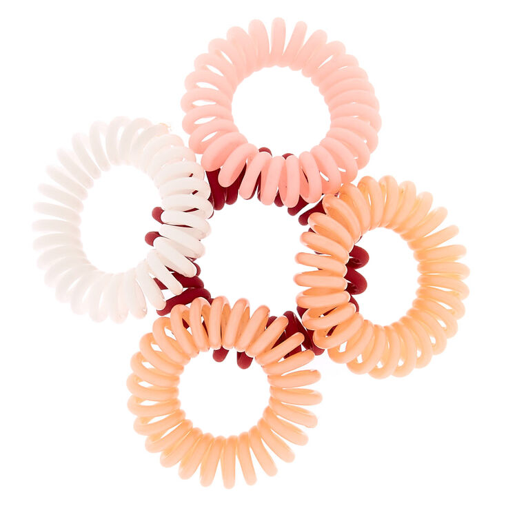 Mini Berry Spiral Hair Bobbles - 5 Pack,