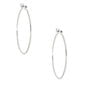 Silver 40MM Hinge Hoop Earrings,