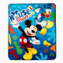 Disney Mickey Mouse Oversized Silk Touch Sherpa Throw Blanket,