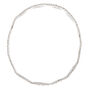 Bracelet fin bangle symbole de l&rsquo;infini avec strass couleur argent&eacute;,