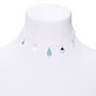 Hamsa Tattoo Choker Necklace - White,