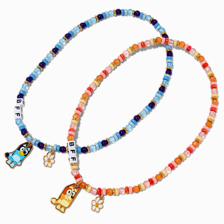Bluey Best Friends Beaded Necklace Set - 2 Pack,