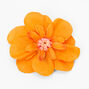 Orange Flower Hair Clip,