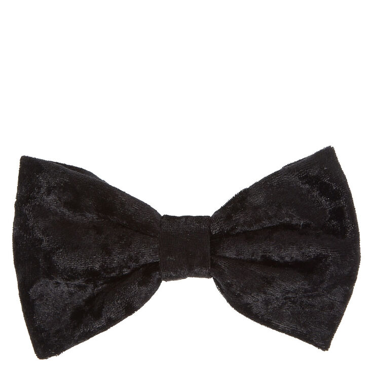 Black Velvet Hair Bow Clip Claire S Us