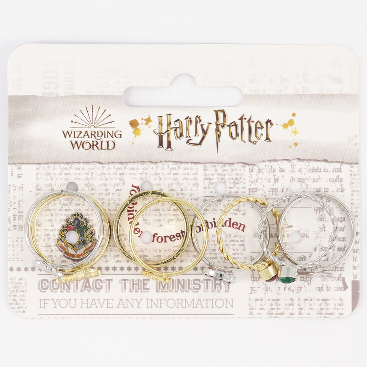 Lot de bagues Harry Potter™ - Lot de 8