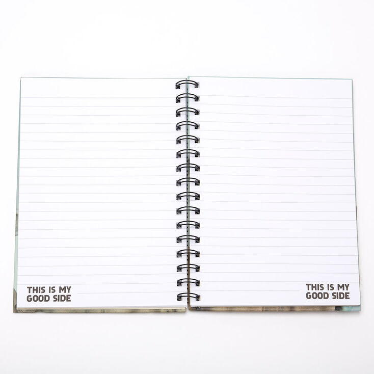 Star Wars&trade;: The Mandalorian This Is My Good Side Notebook &ndash; Green,