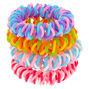 Rainbow Twist Spiral Hair Bobbles - 4 Pack,