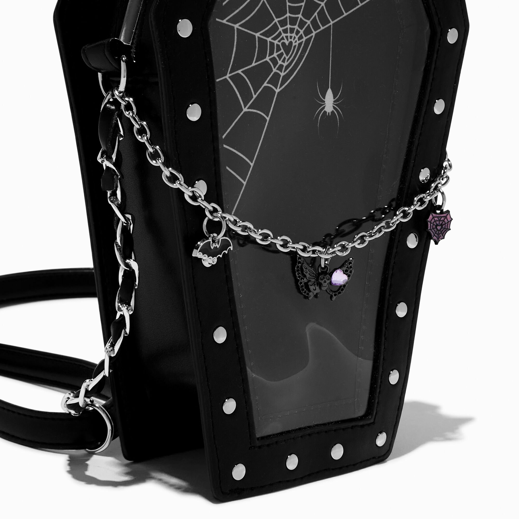 Black SkullCrossbody Bag,
