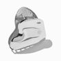 Silver Metal Heart Hair Claw,