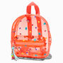 Claire&#39;s Club Summer Print Orange Mini Backpack,