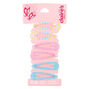 Claire&#39;s Club Pastel Pattern Snap Hair Clips - 6 Pack,