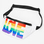 Rainbow Love Bum Bag - White,