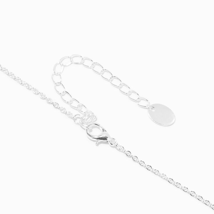 Pink SUV Car Crystal Silver Pendant Necklace,