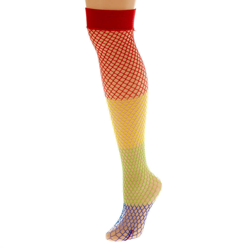 Over the shop knee fishnet socks
