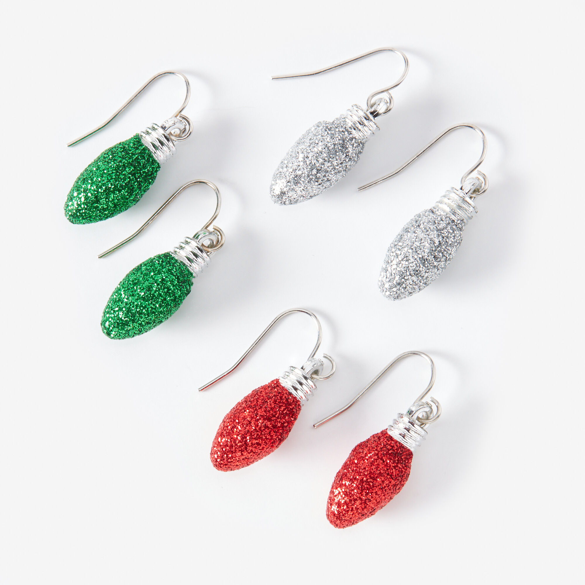 Christmas earrings hot sale lights