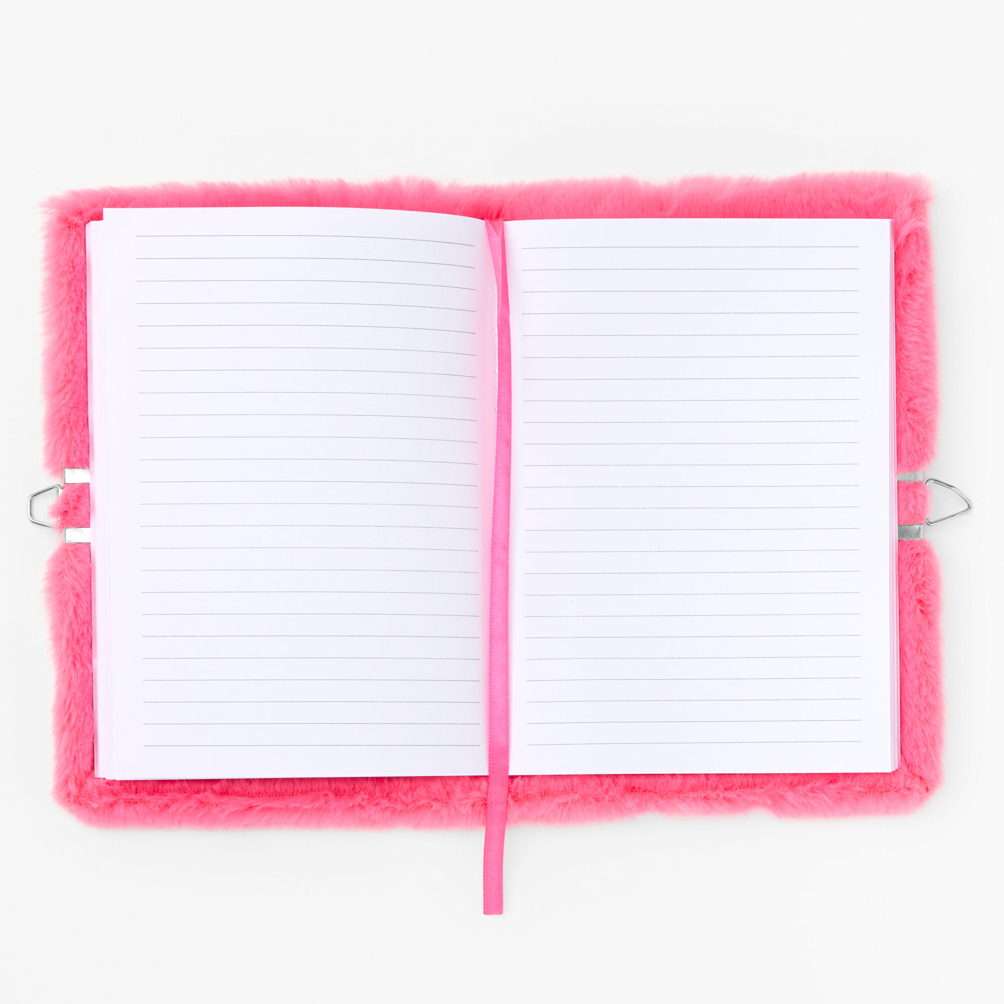 Bejeweled Initial Fuzzy Lock Diary - T,