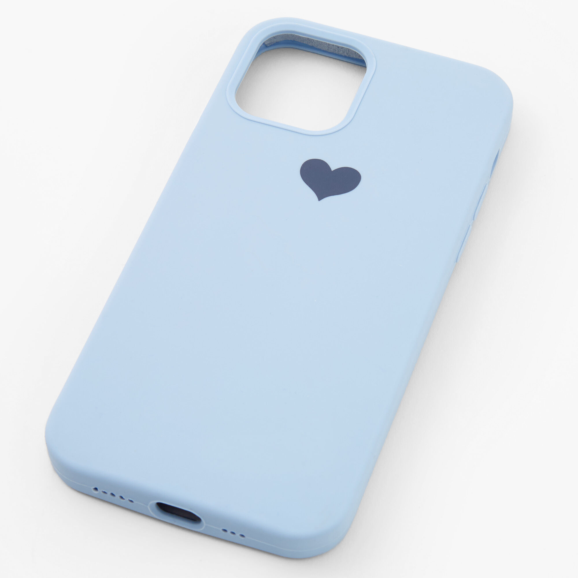 Noisy May iPhone 12 phone case with phone charm in blue heart