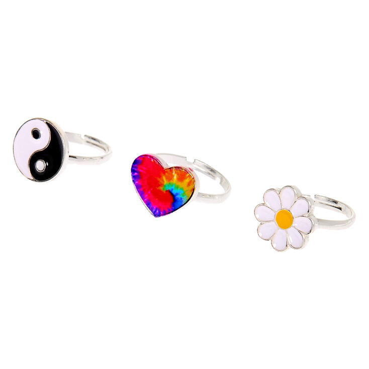 Bagues hippies - Lot de 3,