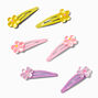 Claire&#39;s Club Pastel Daisy Snap Hair Clips - 6 Pack,