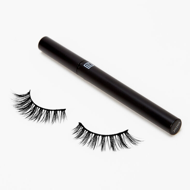 Eylure Line &amp; Lash Faux Mink Wispy False Lashes - Black Liner,