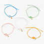 Best Friends Happy Face Bracelets - 5 Pack,