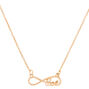 Gold Infinite Love Pendant Necklace,