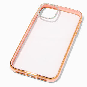 Coque de portable transparente/rose tendre d&eacute;cor&eacute;e - Compatible avec iPhone&reg;&nbsp;XR/11,