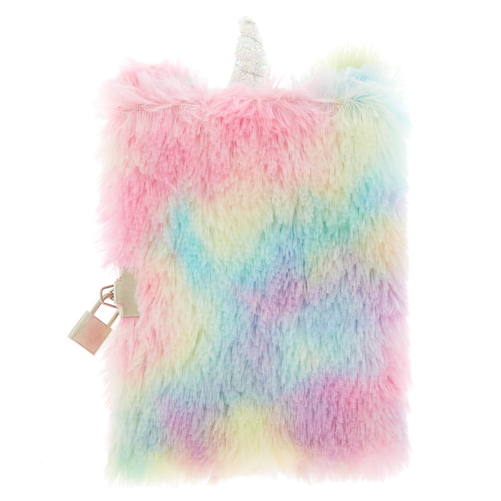 Journal intime licorne couleurs pastel,