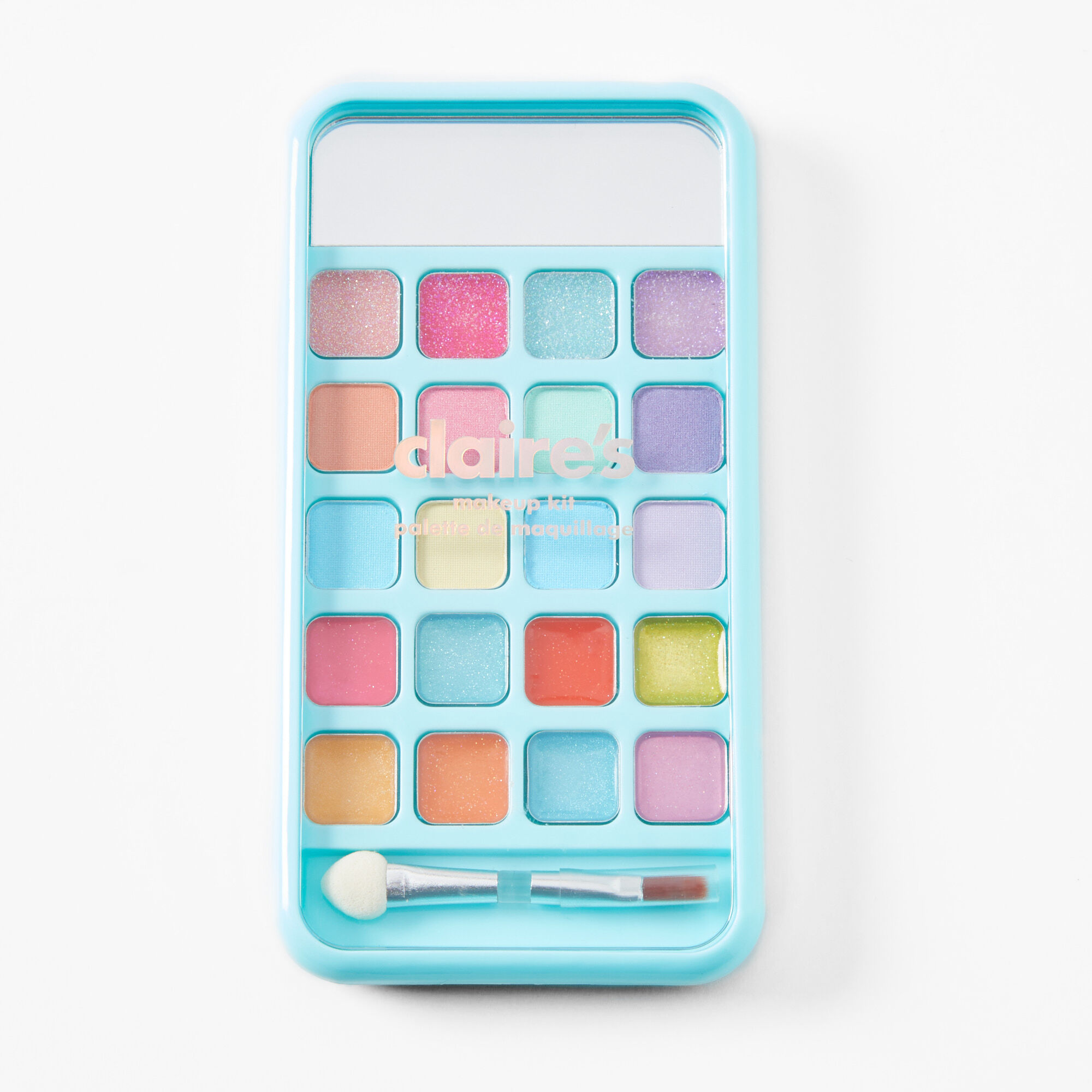 Rainbow Animals Cell Phone Bling Makeup Set - Blue,