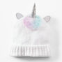 Unicorn Beanie Hat -White,