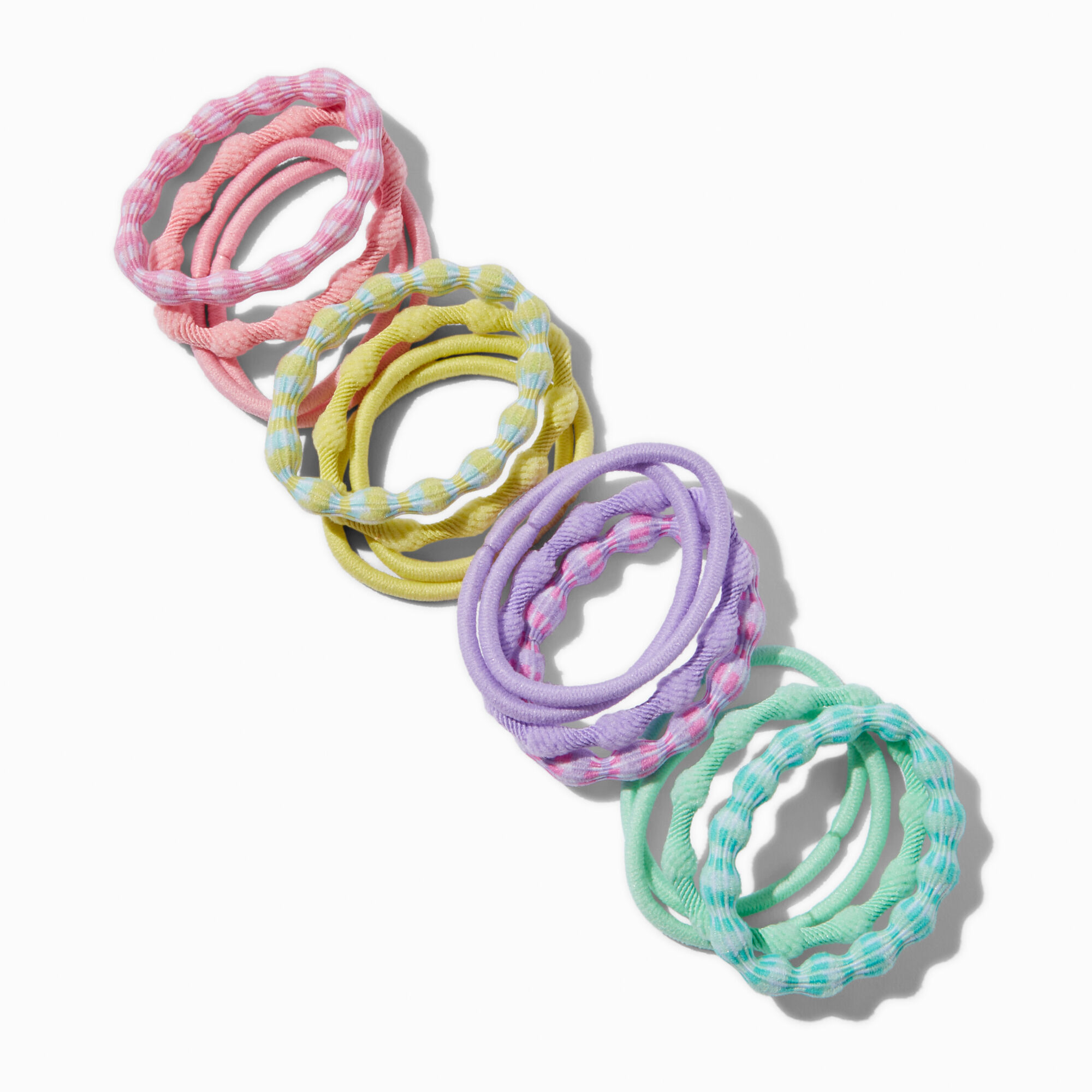 Élastiques bubble pastel - Lot de 16,