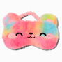 Claire&#39;s Club Rainbow Bear Furry Sleeping Mask,