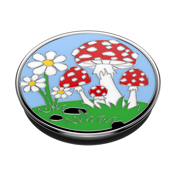 PopSockets® PopGrip - Enamel "Fun Guy" Mushrooms