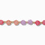 Pink Ombre Rose Choker Necklace ,