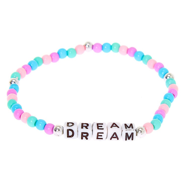 Pastel Dream Beaded Stretch Bracelet,
