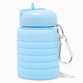 Collapsible Blue Water Bottle,