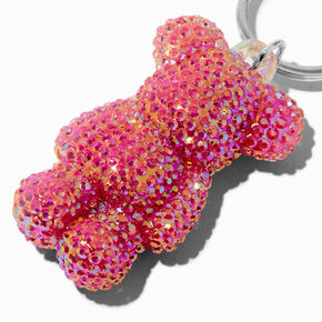 Pink Bling Bear Keychain,