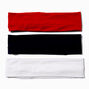 Black, White, &amp; Red Headwraps - 3 Pack,