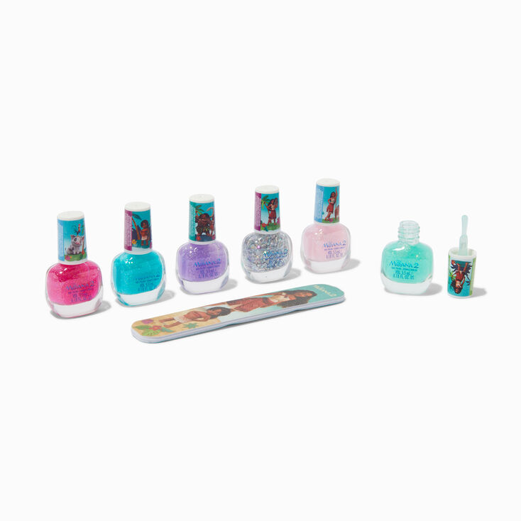 Disney Moana 2 Claire&#39;s Exclusive Nail Polish Set - 7 Pack,