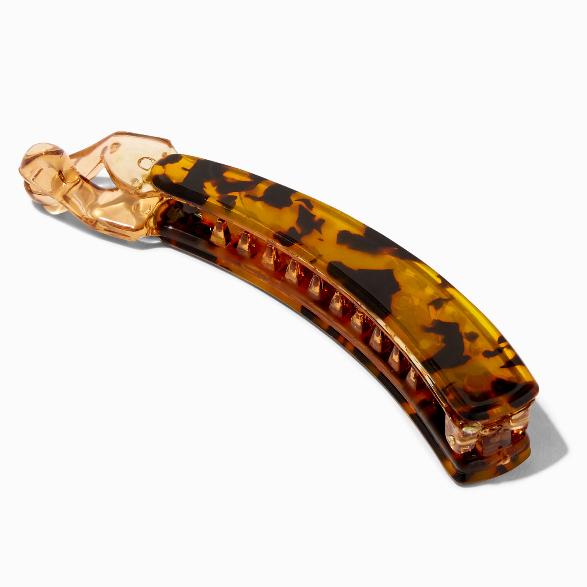 View Claires Tortoiseshell Skinny Banana Hair Claw information