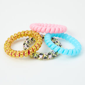 Yin Yang Coil Bracelets - 4 Pack,