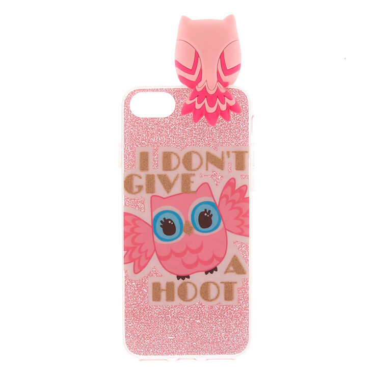 I Don&#39;t Give A Hoot Pop Over Phone Case with Sound - Pink,