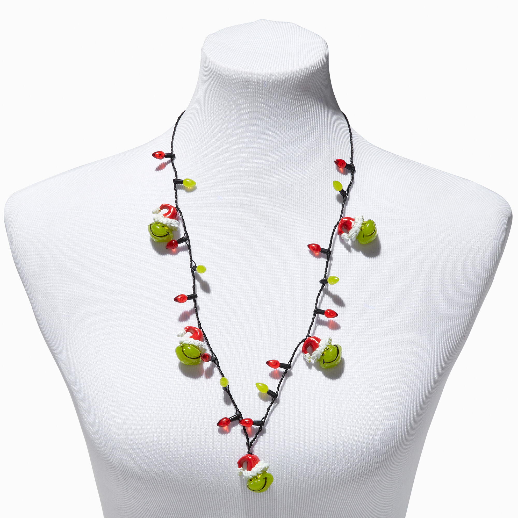 Dr. Seuss The Grinch Christmas Light Up Necklace Claire s US